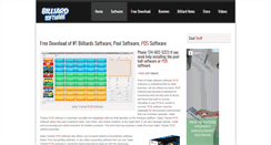 Desktop Screenshot of billiardsoftware.com